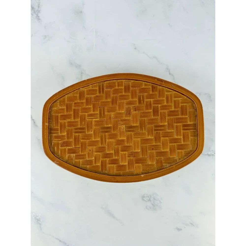 VTG Bamboo Oval Tray 10